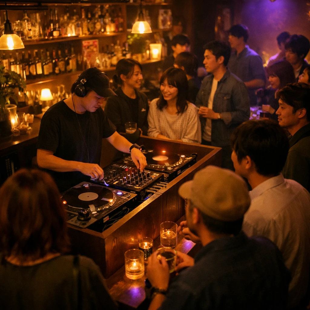 DJイベントの雰囲気